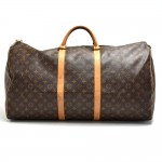 Louis Vuitton Keepall 60 Monogram Canvas Duffle Travel Bag