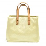Louis Vuitton Reade PM Gris Vernis Leather Handbag