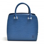 Vintage Louis Vuitton Pont Neuf Blue Epi Leather Handbag