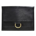 Vintage Louis Vuitton Pochette Iena Black Epi Leather Clutch Bag-1980s