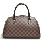 Louis Vuitton Ribera MM Ebene Damier Canvas Handbag