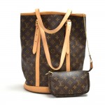 Louis Vuitton Bucket GM Monogram Canvas Shoulder Bag