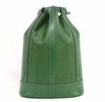 Louis Vuitton Randonnee Green Epi Leather Shoulder Bag