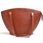 Vintage Louis Vuitton Saint Jacques GM Brown Epi Leather Shoulder Bag