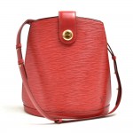 Vintage Louis Vuitton Cluny Red Epi Leather Shoulder Bag