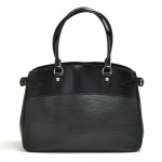 Louis Vuitton Passy GM Black Epi Leather Handbag