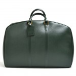 Vintage Louis Vuitton Helanga 1 Poche Epicea Green Taiga Travel Bag