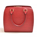 Vintage Louis Vuitton Pont Neuf Red Epi Leather Handbag