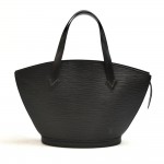 Vintage Louis Vuitton Saint Jacques PM Black Epi Leather Handbag
