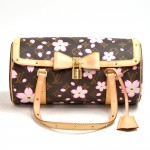 Louis Vuitton Papillon 27 Cherry Blossom Monogram Canvas Murakami Handbag - 2003 Limited