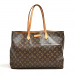 Louis Vuitton Wilshire GM Monogram Cavas Large Tote Shoulder Bag