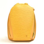 Vintage Louis Vuitton Mabillon Yellow Epi Leather Backpack Bag
