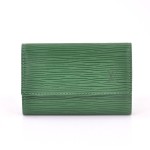 Louis Vuiton Green Epi  Leather Key Case