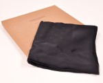 Louis Vuitton Paris Black Silk Scarf Monogram + Box M593