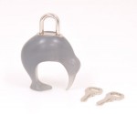 Louis Vuitton Cup Limited Kiwi Gray Key Ring Holder Pad Lock V631
