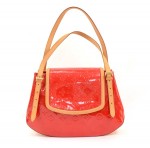 Louis Vuitton Red Vernis Leather Biscayne Bay Shoulder Bag