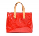Louis Vuitton Rouge Red Vernis Leather Reade PM Handbag