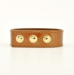 Louis Vuitton Limited Edition Bronze Vernis Leather Bracelet Bangle V229