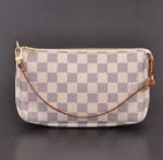 Louis Vuitton White Damier Azur Pochette Accessoires Bag