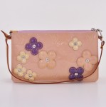 Louis Vuitton Pink Vernis Leather Flower Lexington 2001 Limited Handbag