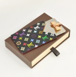 Louis Vuitton Multicolor Black Monogram Leather Case With Mirror V203