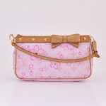 Louis Vuitton Pink Monogram Canvas Cherry Blossom Limited Edition Pochette Accessorie Bag