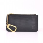 Louis Vuitton Black Epi Leather Key Coin Case