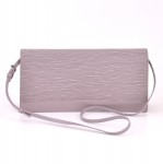 Louis Vuitton Honfleur  Lilac Epi Leather Shoulder Clutch Wallet