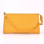 Louis Vuitton Yellow Epi Leather Pochette Accessories Bag