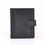 Louis Vuitton Black Epi Leather Agenda Mini