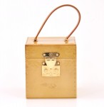 Louis Vuitton Beige Vernis Leather Bleecker Cosmetic Case Bag