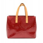 Louis Vuitton Red Vernis Leather Reade PM HandBag