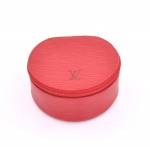 Louis Vuitton Ecrin Bijoux Jewelry Case In Red Epi Leather