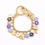 Louis Vuitton Porte Cles Chaine Pastilles Blue Key Holder Chain