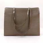 Louis Vuitton Croisette GM Gray Epi Leather Shoulder Bag