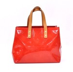 Louis Vuitton Reade PM Red Vernis Leather Hand Bag