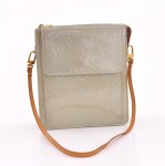 Louis Vuitton Mott Gray Vernis Leather Handbag