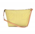 Louis Vuitton Green Canvas x Leather LV Cup Limited Pochette Handbag