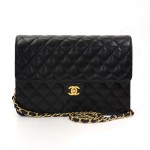 Chanel Black Quilted Leather Flap Shoulder Bag
