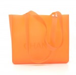 Chanel Orange Rubber Handbag