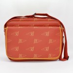 Louis Vuitton Red Canvas Shoulder Bag LV Cup Limited 1995 V102