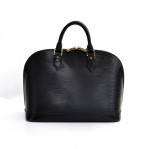 Louis Vuitton Alma Black Epi Leather Hand Bag