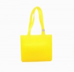 Chanel Yellow Rubber Shoulder Tote Bag