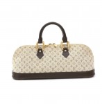 Louis Vuitton Alma Long Khaki Mini Monogram Handbag