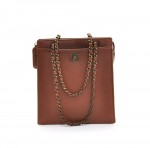 Chanel Brown Leather Shoulder Bag