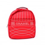 Chanel Sports Line Red Nylon Backpack Bag