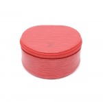 Louis Vuitton Ecrin Bijoux Red Epi Leather Jewelry Case