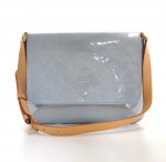 Louis Vuitton Thompson Street Blue Vernis Leather Shoulder Bag