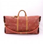 Louis Vuitton Red Canvas LV Cup Limited Boston Travel Bag