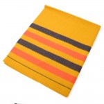 Hermes Orange x Red x Yellow Laine Wool Large Blanket